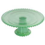 Ficha técnica e caractérísticas do produto Boleira Vidro WoW 25cm - Verde