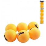 Ficha técnica e caractérísticas do produto Bolinhas de Ping Pong Bolas Tênis de Mesa com 6 no Tubo