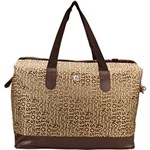 Ficha técnica e caractérísticas do produto Bolsa para Viagem Batiki Collezioni 507 Poliéster Beige