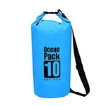 Ficha técnica e caractérísticas do produto Bolsa Saco Estanque Prova D'agua 10 Litros Ocean Pack