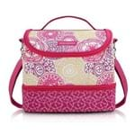 Bolsa Térmica com 2 Compartimentos e Alça Ajustavel Jacki Design Pink Único