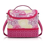 Ficha técnica e caractérísticas do produto Bolsa Térmica com 2 Compartimentos e Alça Ajustavel Jacki Design Pink