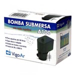 Ficha técnica e caractérísticas do produto Bomba para Aquário Submersa A100 Vigo Ar 127v - Vigoar