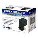 Ficha técnica e caractérísticas do produto Bomba para Aquário Submersa A100 Vigo Ar
