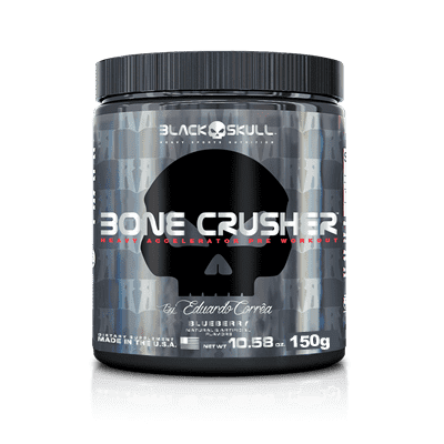 Ficha técnica e caractérísticas do produto Bone Crusher - Black Skull (300g, Limonada)