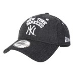 Ficha técnica e caractérísticas do produto Boné MLB New York Yankees New Era Aba Curva 920 Jeans Strapback