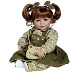 Ficha técnica e caractérísticas do produto Boneca Adora Doll Froggy Fun Girl - Bebe Reborn - 2020294 - Adora Doll