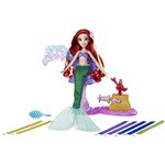 Princesas Boneca Cabelos Mágicos Ariel B6835 Hasbro B6836