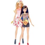 Ficha técnica e caractérísticas do produto Barbie Família Dupla de Irmãs Morena - Mattel