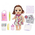 Ficha técnica e caractérísticas do produto Boneca Baby Alive - 30 Cm - Morena - Pequena Artista - C0961 - Hasbro