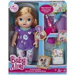 Ficha técnica e caractérísticas do produto Boneca Baby Alive Bons Sonhos Loira - A8348 - Hasbro