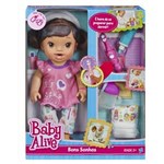 Ficha técnica e caractérísticas do produto Boneca Baby Alive Bons Sonhos Morena - A8349 - Hasbro
