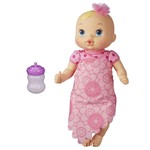 Ficha técnica e caractérísticas do produto Boneca Baby Alive Recém-nascida Lilás com Mamadeira - Hasbro - Baby Alive