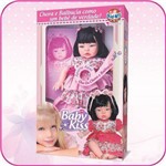 Ficha técnica e caractérísticas do produto Boneca Baby Kiss Morena Sid-Nyl - Sidnyl