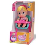 Ficha técnica e caractérísticas do produto Boneca Baby Little Dolls Cadeirão Hora de Comer Divertoys