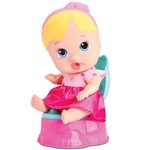Ficha técnica e caractérísticas do produto Boneca Baby Little Dolls Faz Xixi Loira - Divertoys