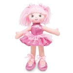 Ficha técnica e caractérísticas do produto Boneca Bailarina Glitter de Pano Buba Rosa - 4725