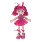 Ficha técnica e caractérísticas do produto Boneca Bailarina Glitter Rosa Escuro 4725 - Buba