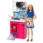 Ficha técnica e caractérísticas do produto Barbie Real Cozinha com Boneca - Mattel