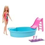 Ficha técnica e caractérísticas do produto Boneca Barbie - Barbie Piscina Chique com Boneca - Mattel - Tricae