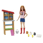Ficha técnica e caractérísticas do produto Boneca Barbie com Acessórios - Profissões - Barbie Granjeira - Mattel