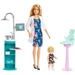 Ficha técnica e caractérísticas do produto Boneca Barbie Conjunto Profissões Dentista Mattel