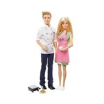 Ficha técnica e caractérísticas do produto Boneca Barbie Cozinhando e Criando com Ken - FHP64