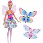 Ficha técnica e caractérísticas do produto Boneca Barbie Dreamtopia Fada Asas Voadoras - FRB08 - Mattel