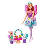 Ficha técnica e caractérísticas do produto Boneca Barbie Dreamtopia Pets Festa do Chá - Mattel Gjk50