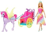 Ficha técnica e caractérísticas do produto Boneca - Barbie - Dreamtopia - Princesa com Carruagem - Mattel