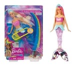 Ficha técnica e caractérísticas do produto Boneca Barbie Dreamtopia Sereia Luzes Arco-íris Mattel Gfl82