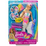 Ficha técnica e caractérísticas do produto Boneca Barbie Dreamtopia Sereia Mágica Crayola Mattel Gcg67