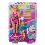 Ficha técnica e caractérísticas do produto Boneca Barbie Explorar e Descobrir Barbie Nadadora Mattel