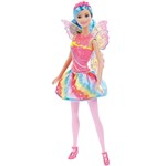 Ficha técnica e caractérísticas do produto Boneca Barbie Fada - Fantasia Reinos Mágicos - Reino dos Arco-íris - Mattel