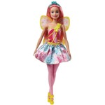 Ficha técnica e caractérísticas do produto Boneca Barbie Fada FJC84 Mattel Rosa