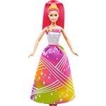 Ficha técnica e caractérísticas do produto Boneca Barbie Fantasia Princesa Luzes Arco-Íris - Mattel