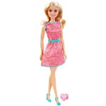 Ficha técnica e caractérísticas do produto Boneca Barbie Fashion com Anel Menina - Mattel