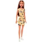 Ficha técnica e caractérísticas do produto Boneca Barbie Fashion Vestido Amarelo Fjf17 - MATTEL