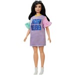 Ficha técnica e caractérísticas do produto Boneca Barbie Fashionista Vestido Roxo - Mattel