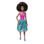 Ficha técnica e caractérísticas do produto Boneca Barbie Fashionistas N59 Pink Halter Floral Skirt - FBR37 - Mattel
