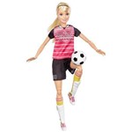 Ficha técnica e caractérísticas do produto Boneca Barbie Feita para Mexer Esportista Futebol - Mattel