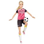 Ficha técnica e caractérísticas do produto Boneca Barbie - Feita para Mexer - Esportista - Jogadora de Futebol Loira - Mattel