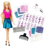 Ficha técnica e caractérísticas do produto Boneca Barbie Glitter no Cabelo Mattel