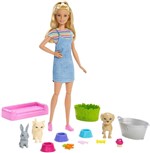Ficha técnica e caractérísticas do produto Boneca Barbie - Lavadora de Animais Fxh11 (227001) - Mattel