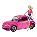 Ficha técnica e caractérísticas do produto Boneca Barbie Mattel com Volkswagen Beetle