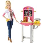 Ficha técnica e caractérísticas do produto Boneca Barbie Mattel Conjunto Profissões - Veterinária
