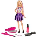 Ficha técnica e caractérísticas do produto Boneca Barbie Mattel D.I.Y Ondas e Cachos