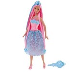 Ficha técnica e caractérísticas do produto Boneca Barbie Mattel Princesa Cabelos Longos Azul