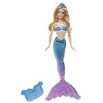 Ficha técnica e caractérísticas do produto Boneca Barbie Mattel Sereia das Pérolas - Azul