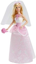 Ficha técnica e caractérísticas do produto Boneca Barbie Noiva - Conto de Fadas - Mattel